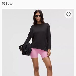 Lululemon Back In Action Organic Cotton Long-Sleeve Shirt